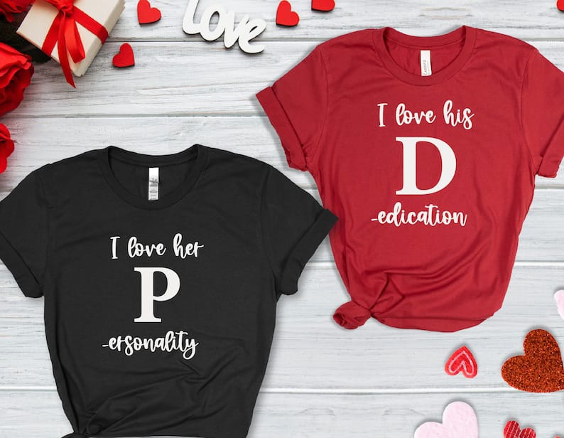 (image for) Valentine's couples T-SHIRT Combo1
